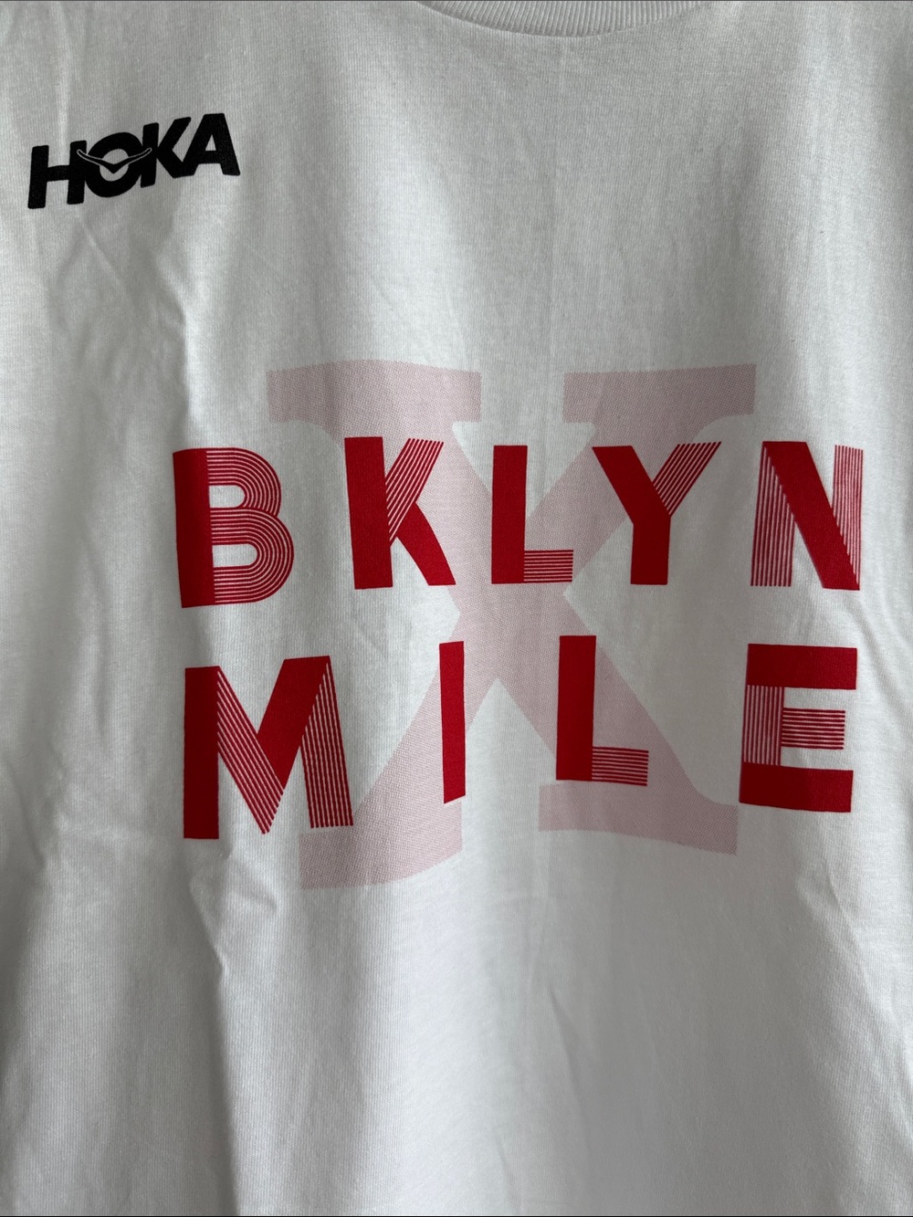 Brand New 10th Anniversary Brooklyn Mile White Tee